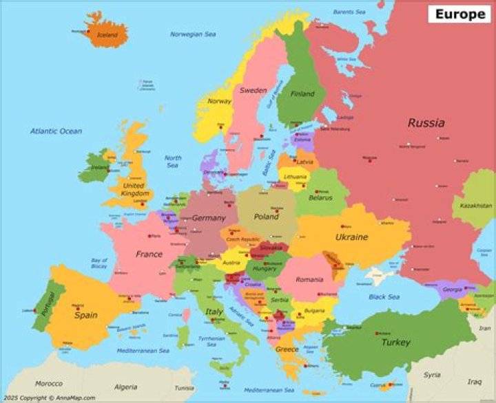 Are there 44 or 51 countries in Europe?