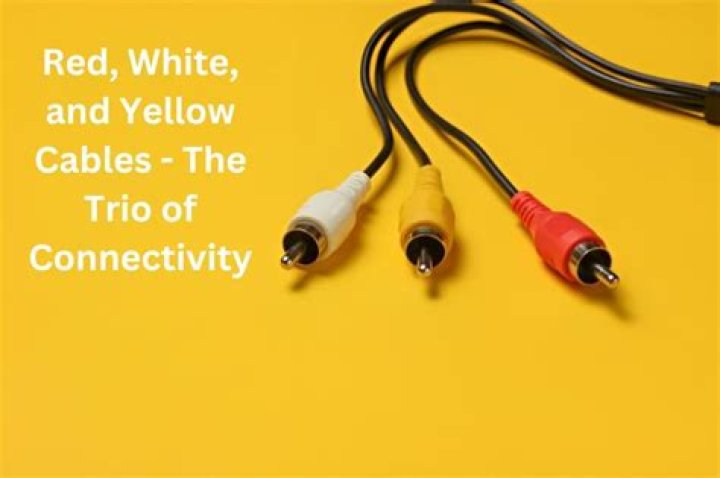 Can you use red white and yellow cables for PS4?