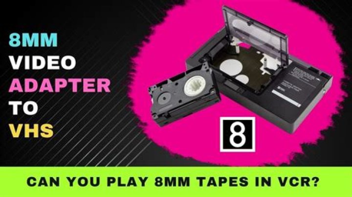 How can I play Hi8 tapes on a VCR?