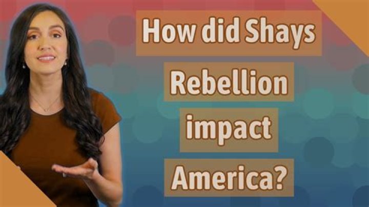 How did Shays Rebellion impact America?