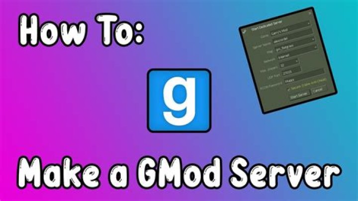 How do I make a GMod Server 2020?