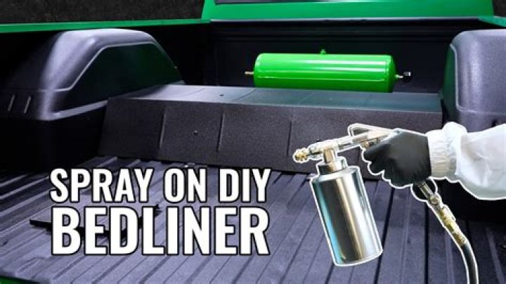 How much does it usually cost for a spray in bedliner?