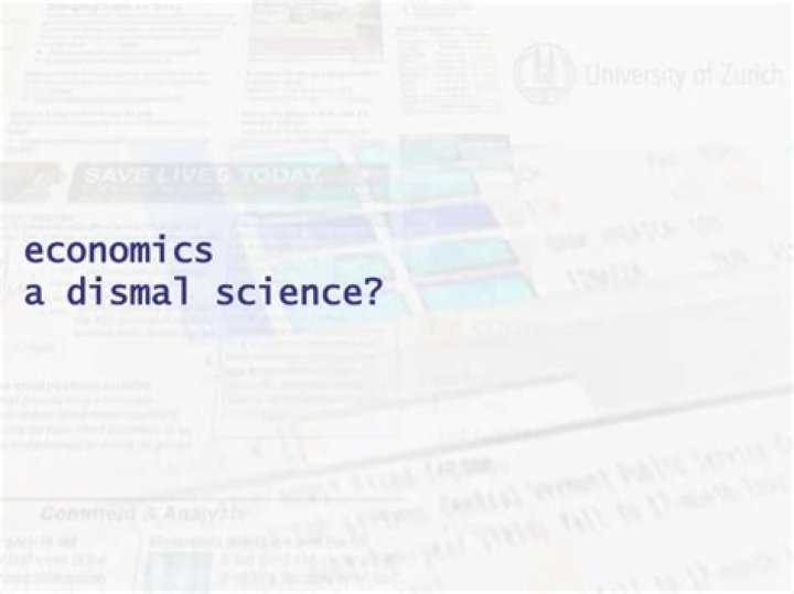 Is economics a dismal science?
