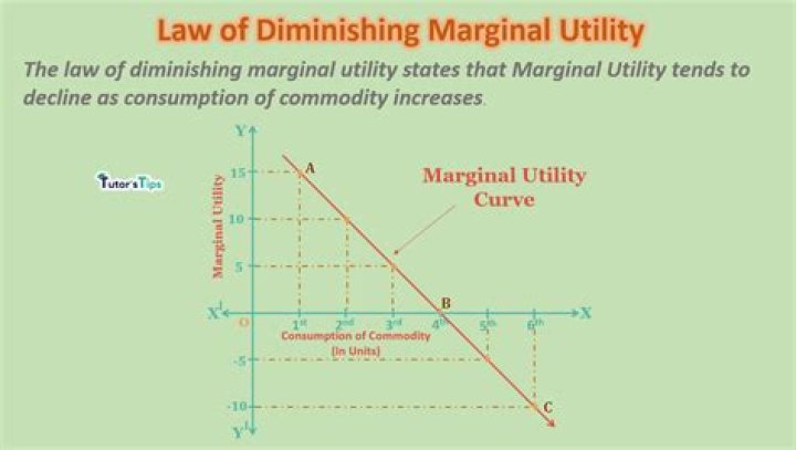 What does the law of diminishing marginal utility State?