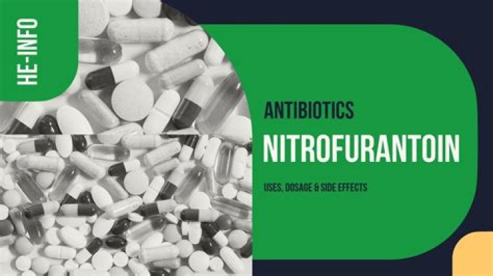 What infections does nitrofurantoin treat?
