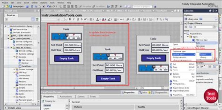 What is a faceplate for?