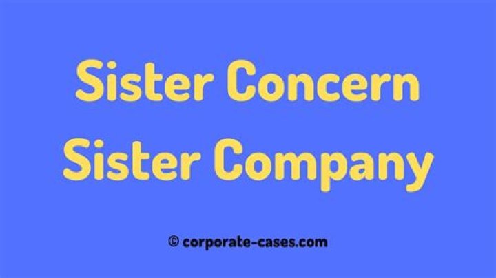 What is a sister concern company?