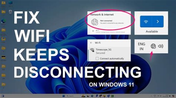 Why does my internet keep disconnecting Windows 10 2020?